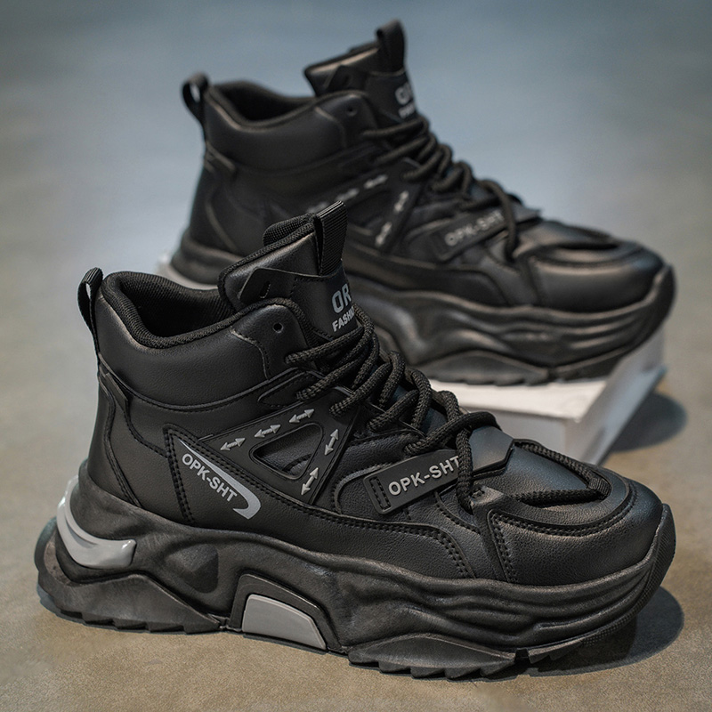 ハイカット通気性滑り止めメンズフットウェア2025秋ホットセ - Men'S Fashion Running Shoes のレビューと価格