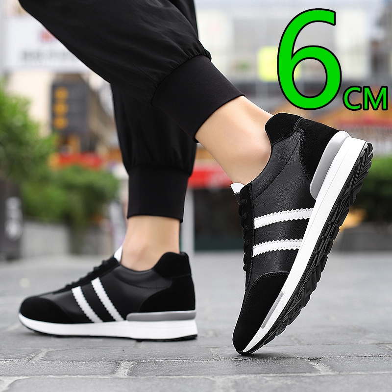 男性用身長アップシューズ カジュアルインソール 6CM身長ア - Men'S Fashion Running Shoes のレビューと価格