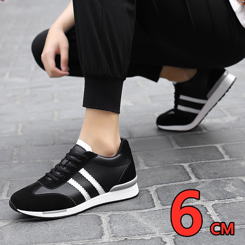 男性用身長アップシューズ カジュアルインソール 6CM身長ア - Men'S Fashion Running Shoes のレビューと価格