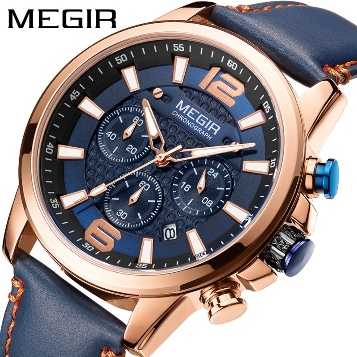 MEGIR 2020 高級腕時計メンズトップブランド防水発光 - Men'S Fashion Luxury Brands のレビューと価格